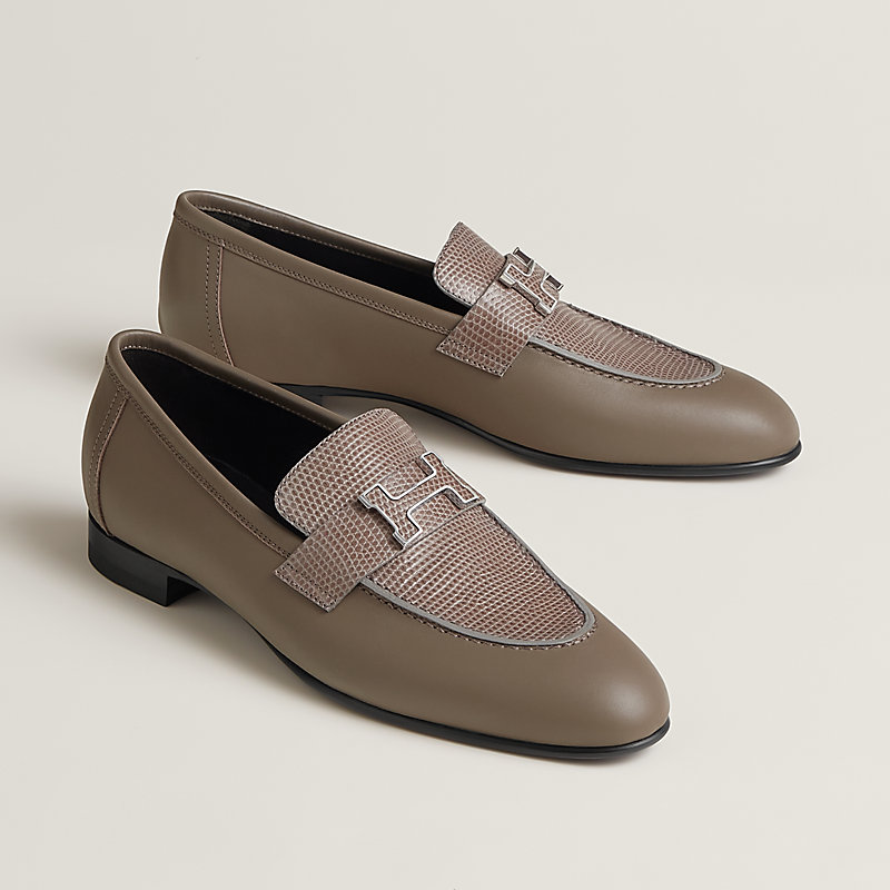 HERMES エルメス　ローファー　エトゥープ Paris loafer - Beige | Hermès USA
